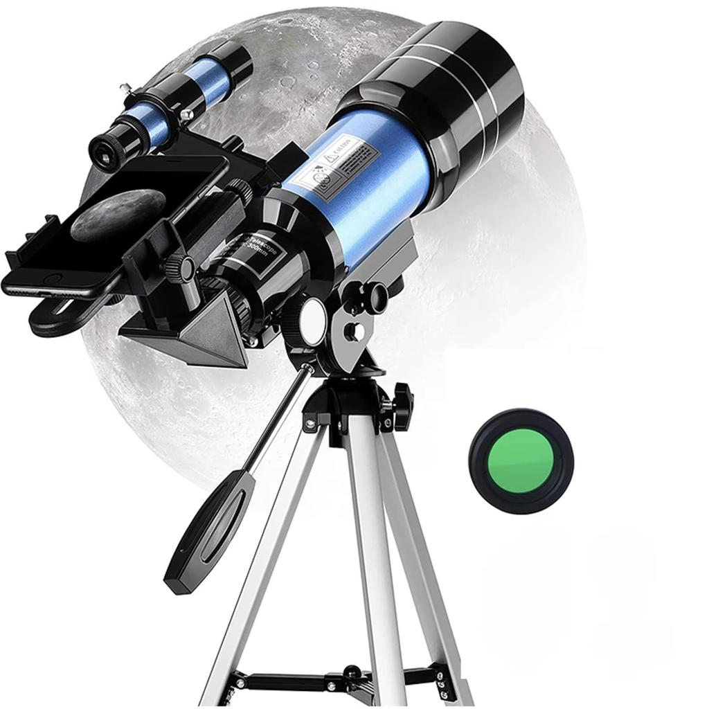 Zmart Telescop Astronomic F30070 Monocular Zoom 150x HD Vedere Nocturnă Lună Stea AZM70300 Telescop pentru Observarea Stelelor Montură Lentilă Obiectiv Ocular