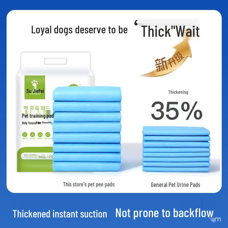 Disposable Leak-Proof Pet Pads: Absorbent and Deodorizing Dog Pee Pads and Cat Diapers