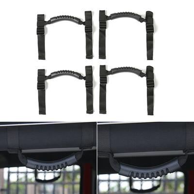 Χειρολαβές Roll Bar Λαβές Πιάσιμο Ευρεία Λαβή Για Wrangler Jk Jku Tj Unlimited Μαύρο