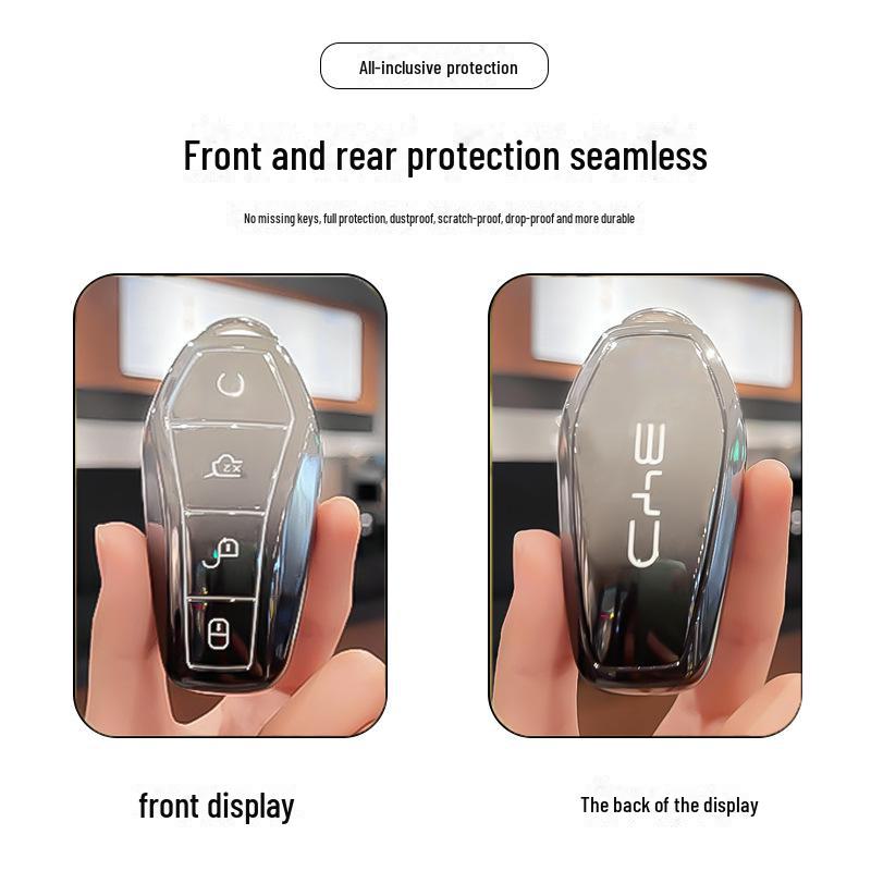 Compatible with BYD Key Covers: Song, Qin, L, Yuan PLUS, Dolphin, Han EV, Tang Pro, Seagull, Destroyer 05, Seal.