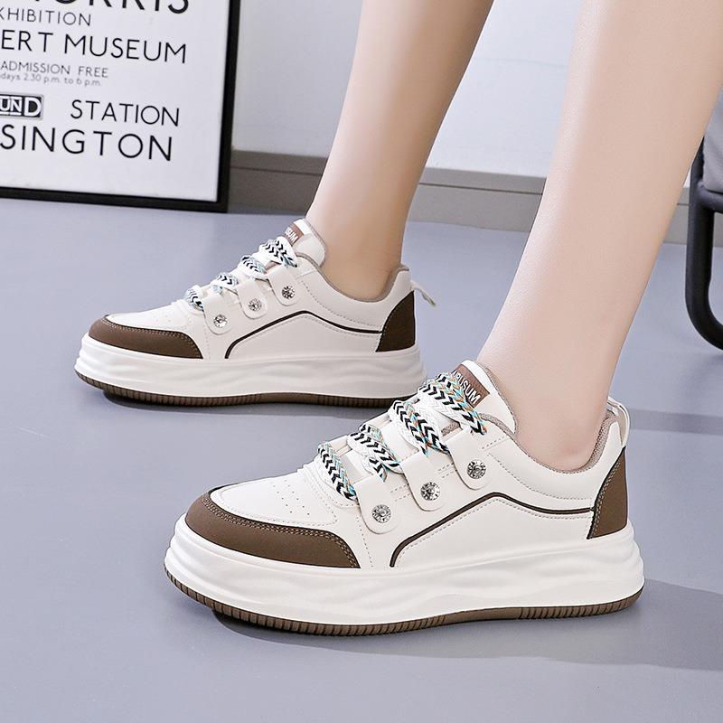 Vastag Talpú Női Cipők Divat Fitness Futó Sneakerek Kevert Színek Légáteresztő Magassarkú Cipő Kültéri Alkalmi Platform Sneaker