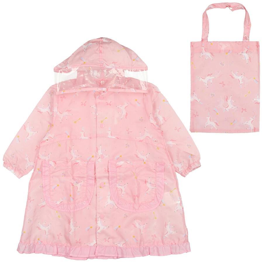 [Children's Clothing] Kids Foret (Kids Foret) Ribbon and Unicorn Pattern Frilled Raincoat SL B81875