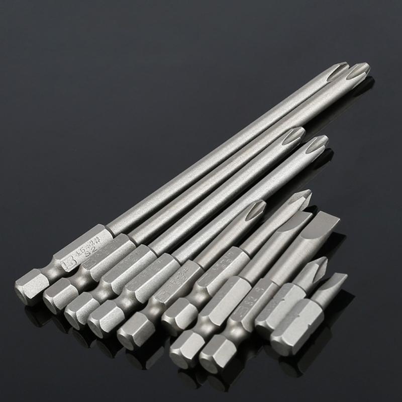 1/4" Hex Bits Set Tamper Proof Security Drill Magnetic Bits Set Torx Electric Screwdriver Tips HRC60 High Hardness