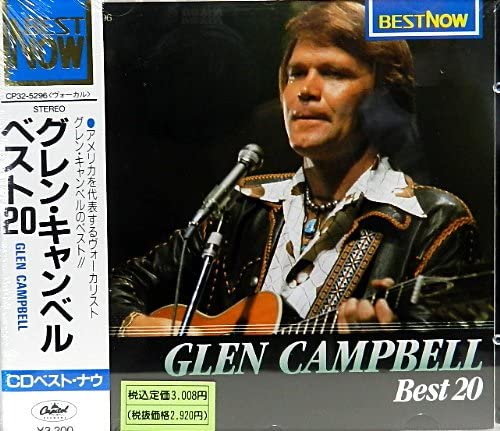 CD GLEN CAMPBELL - Glen Cambell Best20 CP325296 CAPITOL Japan Rock Used