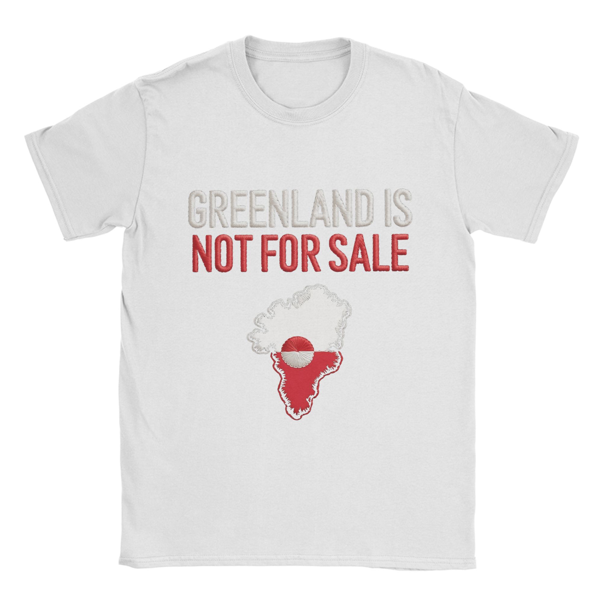 

Гренландія Не Продається Чоловіча Бавовняна Унікальна Футболка з Круглим Вирізом Футболки з Коротким Рукавом Одяг Подарунок 4XL