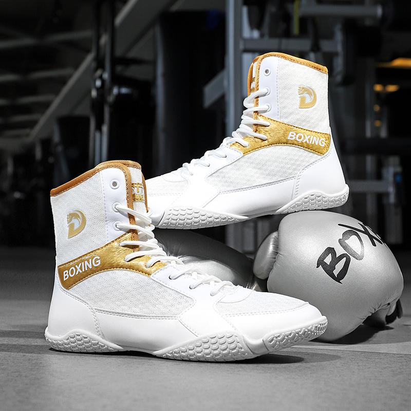Pantofi de Box Profesionali Bărbați Pantofi de Box pentru Exerciții Fizice Bărbați Respirabilitate Încălțăminte de Lupte