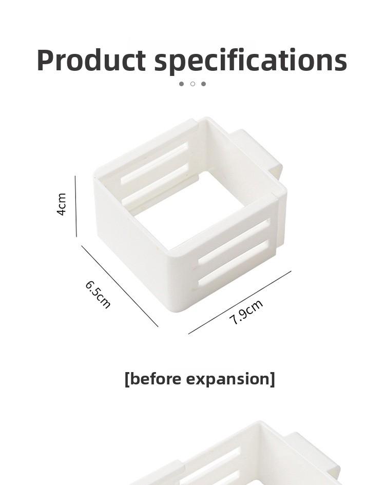 Expandable Buckle Type Refrigerator Side Door Partition Clip Multi Purpose Organizer Board 1190₽