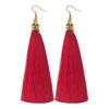 Huayu Dance Earrings: Square, Latin, Belly & Indian Dance Tassel Performance Jewelry