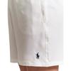 Polo Ralph Lauren Gładkie Sznurowane Trzyczwarte Szorty Plażowe Męskie Szorty Białe 710957782-014