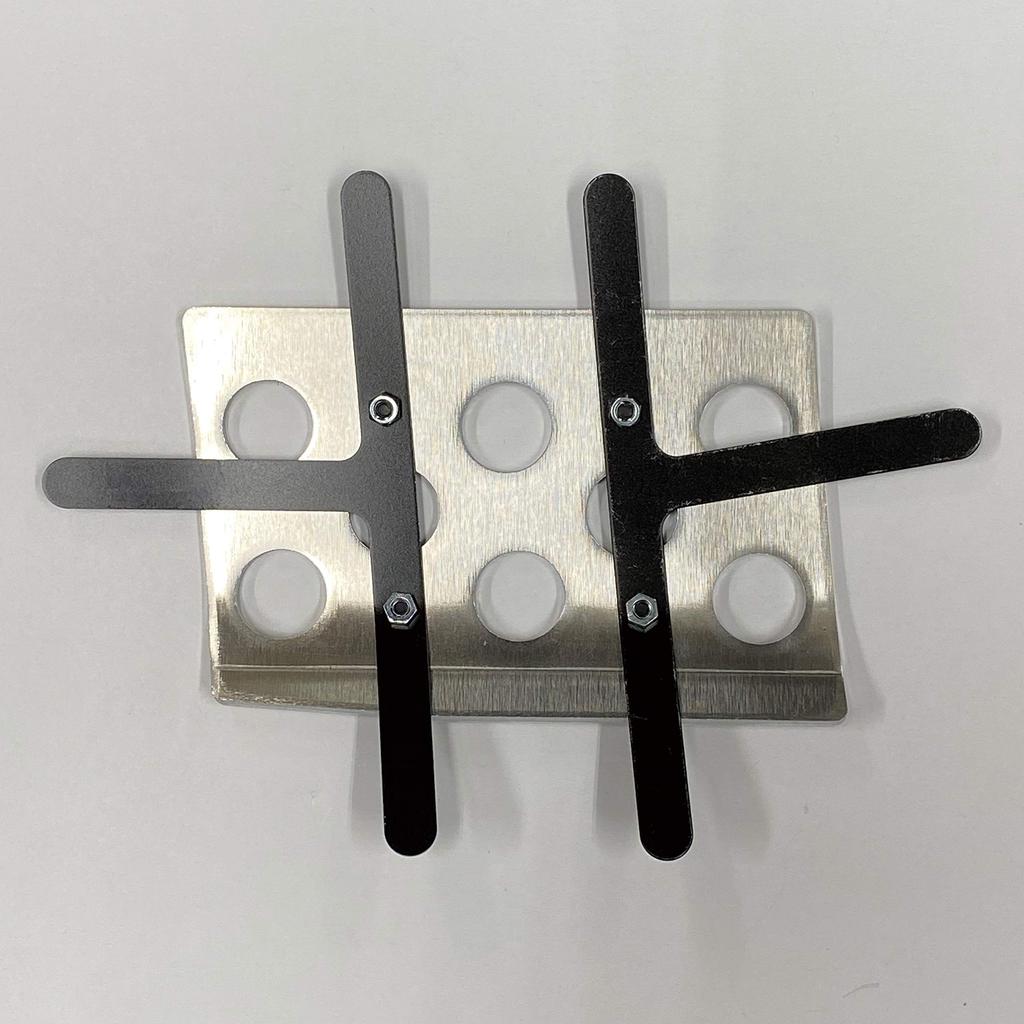 Napolex LONZA Car Aluminum Pedal AT Car Pedal Set Sports Pedal Dimensions Car Supplies 71x110/119x56mm LZ-303