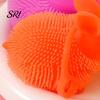 Light Emitting Fidget Toy Luminous Glowing Ball Fluffy Bunny Stress Soft TPR Relief with Color-Changing Lights Sensory Decompression Gadget