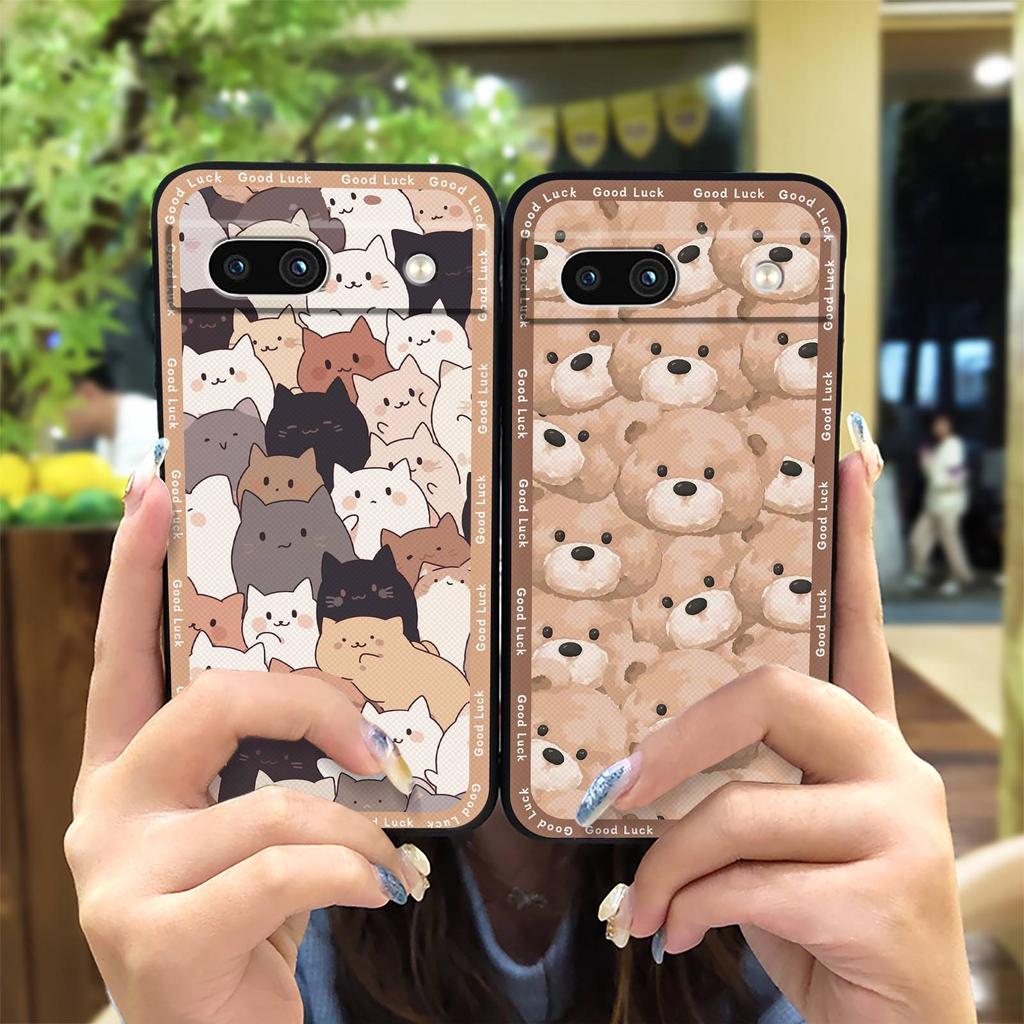 Rückseite TPU Handyhülle Für Google Pixel 7A Hülle Wasserdicht Stoßfest Staubdicht Vollständig umschließend Schützend Langlebig Niedlich