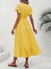 Bohemian V-Neck Belted Wrap Maxi Dress for Women