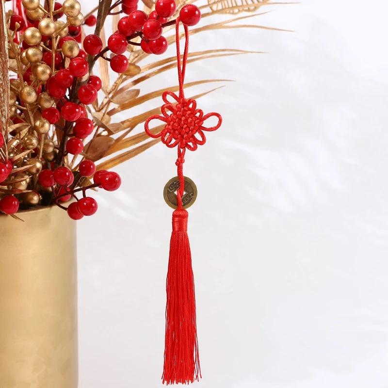 Nod roșu chinezesc Ciucuri Ornamente Decorație Agățat 8 stiluri Acasă pandantiv norocos Cadouri Design Vânzare caldă Fericire Nou Festival