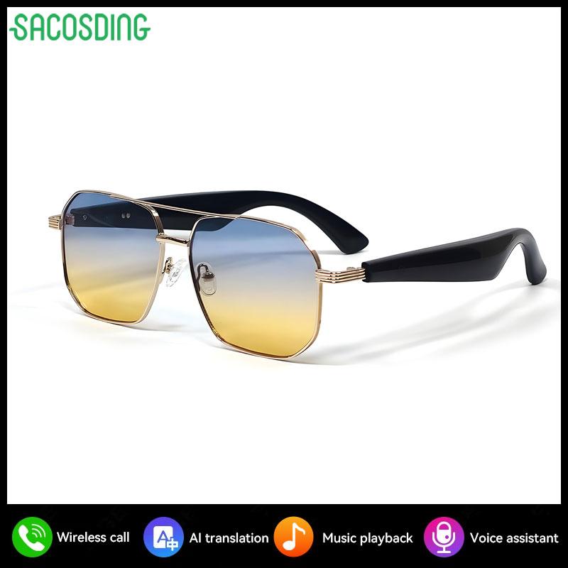 New AI Simultaneous Interpretation Smart Glasses Bluetooth 5.4 Sunglasses Glasses Wireless Call HIFI Music Anti-UV For Men And Women