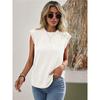 Summer T-Shirt Solid Color Ultra Short Sleeve