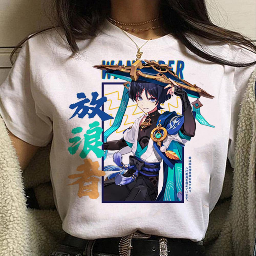 Genshin Impact T Shirt Unisex Harajuku Tshirt Unisex Harajuku Clothes