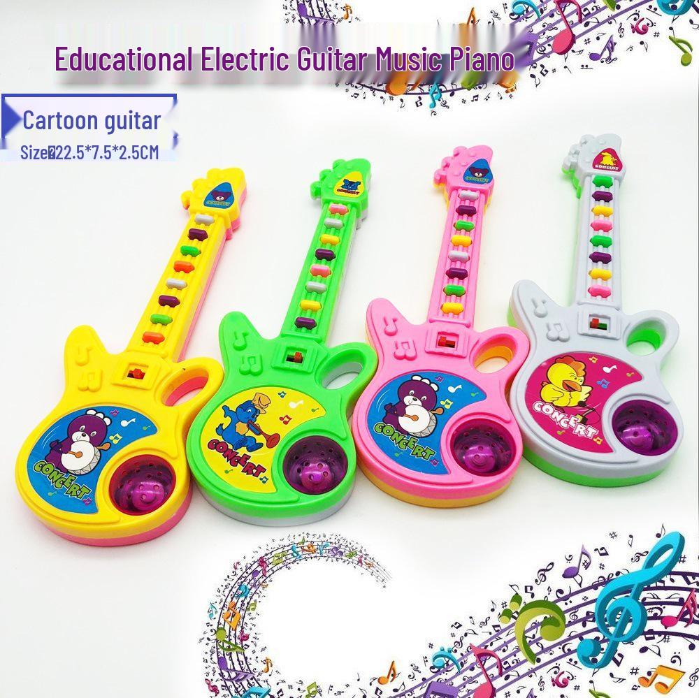 Kids' Musical Cartoon Keyboard and Guitar for Early Education and Creative Play