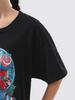 BEAMS BOY S/S TEE [Special Order] City Lights Bookstore Pat Ryan T-Shirt, Women's, Black, Size L