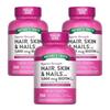 Truth Nature's Hair Skin Nail Biotin 5000mcg Softgels 250 Tablets (3 Pcs)