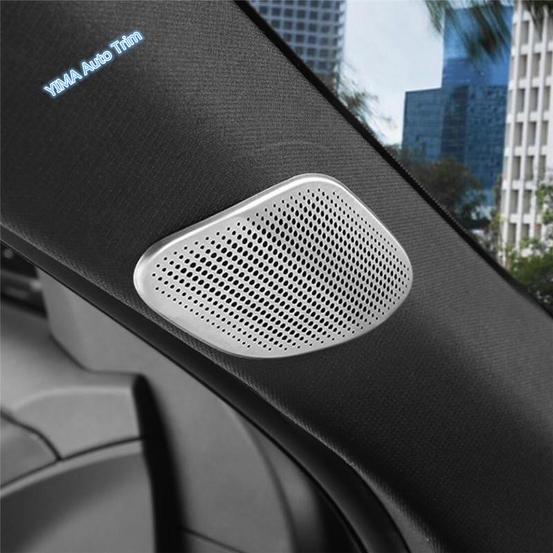 Interior Window A Pillar Post / Car Roof Stereo Loudspeaker Tweeter Cover Trim Accessories For Cadillac CT5 CT5-V  -