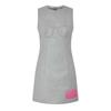 Off White Womens/Ladies Sheath Wool Sleeveless Mini Dress