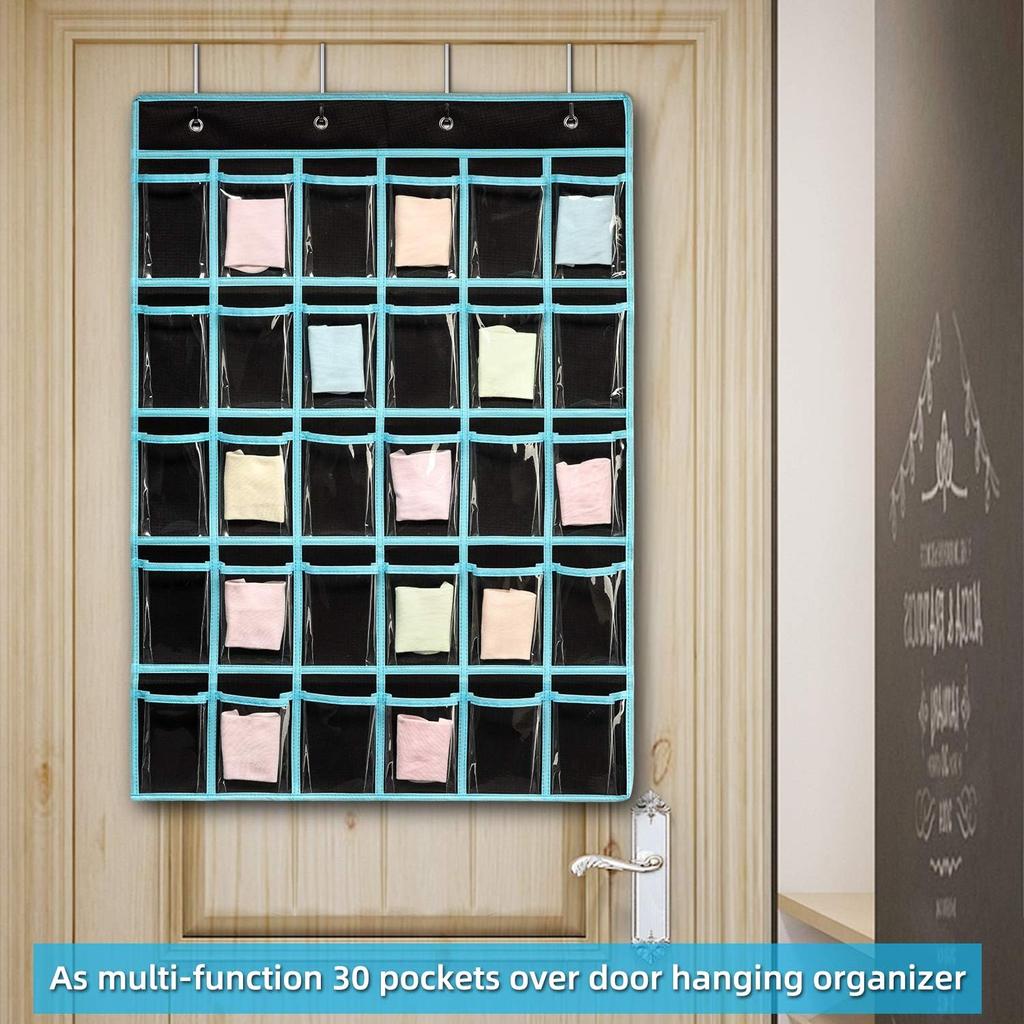 KEEPJOY Classroom Pocket Chart Organizer,Cell Phones Calculator Holder for Classroom Storage, Hanging Wall Door Calculator Phone Caddy for Classroom.