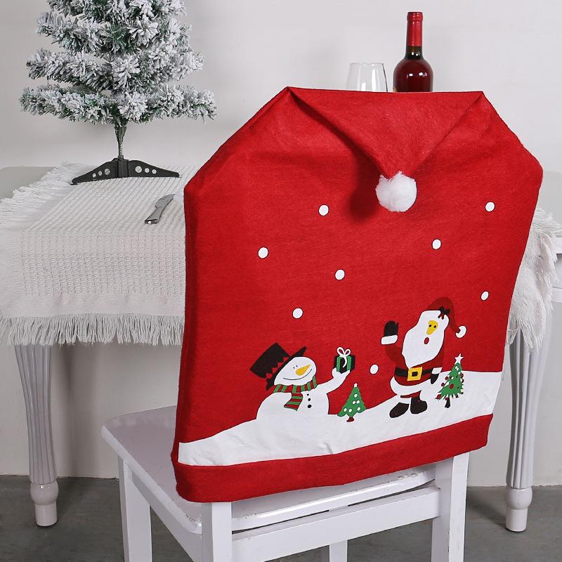 1/2 Piece Christmas Tree Chair Cover Christmas Decoration Table Decoration 2025 Year Home Christmas Decorations