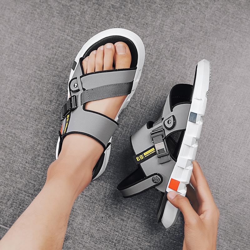 Fashion PARZIVAL Men Sandals Summer Casual Sandals Holiday Beach Sandals Men Shoes Outdoor Male Retro Comfortable Men Sneakers 2024 New