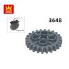 72Pcs/lot NO.3648 24 Gears Worm Gears Block Moc Colour Accessories Works With featuring Brick DO IT YOURSELF Children's Toy Assembly Parts