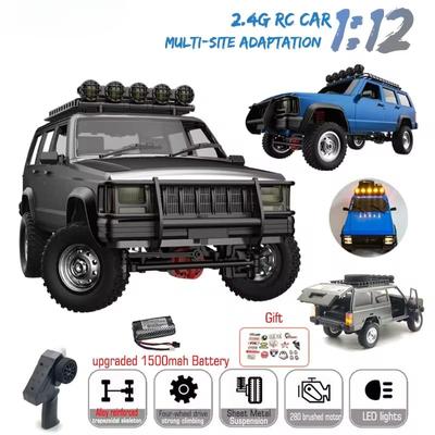Nuovo MN78 1:12 Full Scale MN Modello RTR Versione RC Auto 2.4G 4WD 280 Motore proporzionale Fuoristrada RC Auto Telecomandata per Ragazzi Regali
