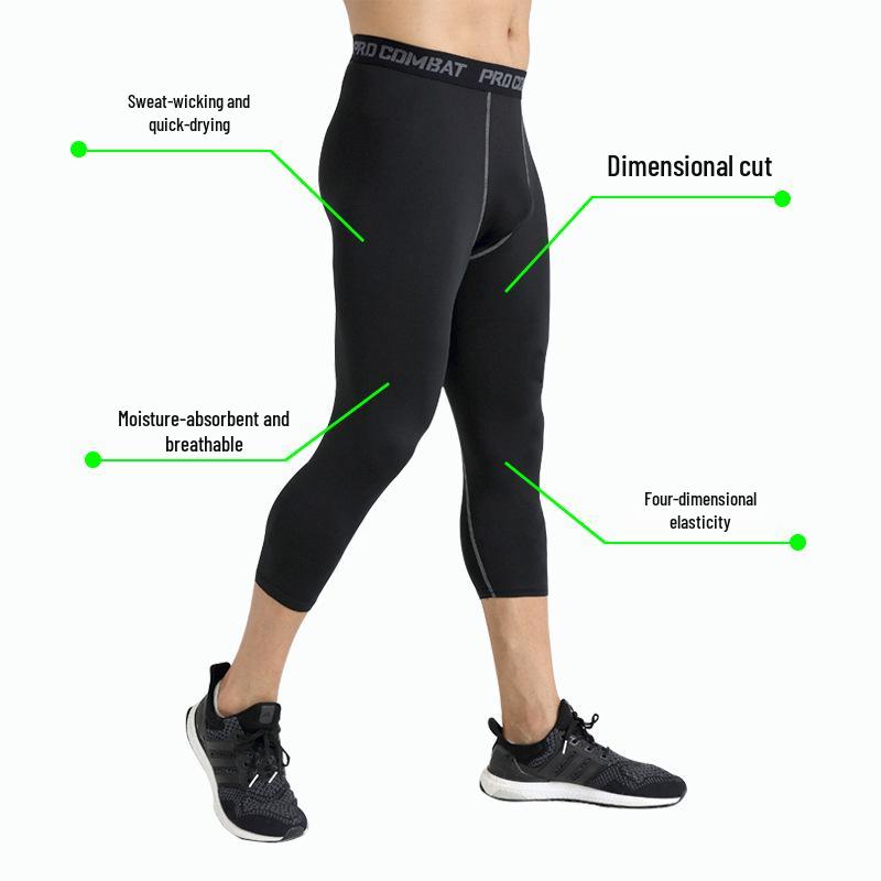 Hochelastische, schnelltrocknende Kompressions-Trainingsshorts für Sport