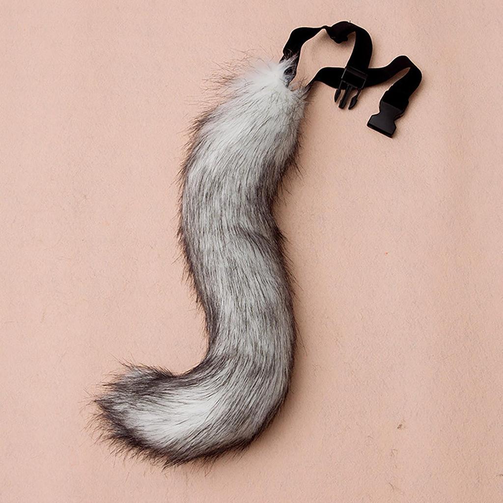Dámská dámská móda Ležérní plyšová imitace Lowrie Tail Nastavitelný ocas