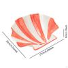 Ceramic Shell Shaped Business Cards Bowl Shape Trinket Tray Decorative for Home