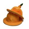 Comfortable Plush Orange Hat Cute Halloween Cap Costume Accessories Bucket Hat  Festival Event
