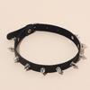 Punk Choker Collar Necklace Pu Leather Goth Rivets Choker Necklace Pendientes Party Club Sexy Gothic Femme Jewelry