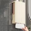 Plastic Wall-mounted Long Tissue Box No Punch Toilet Paper Box Long Paper Towel Organizer  Bathroom