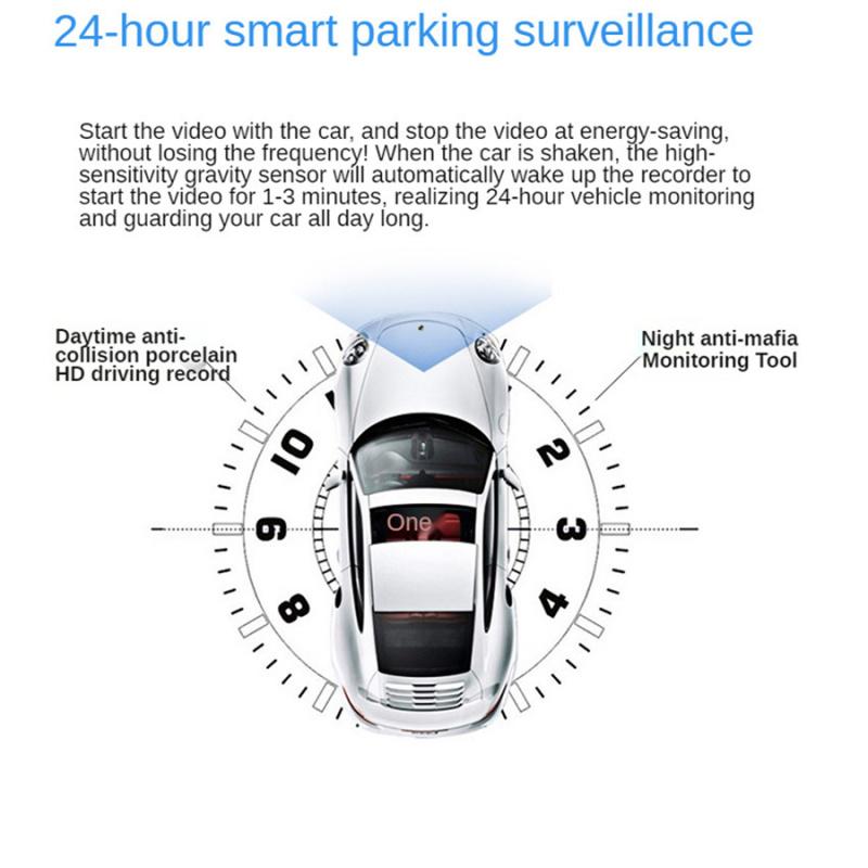 Car Dash Cam Dvr With 1080P 170° Camera With Wifi For Lexus Rx 2016-22