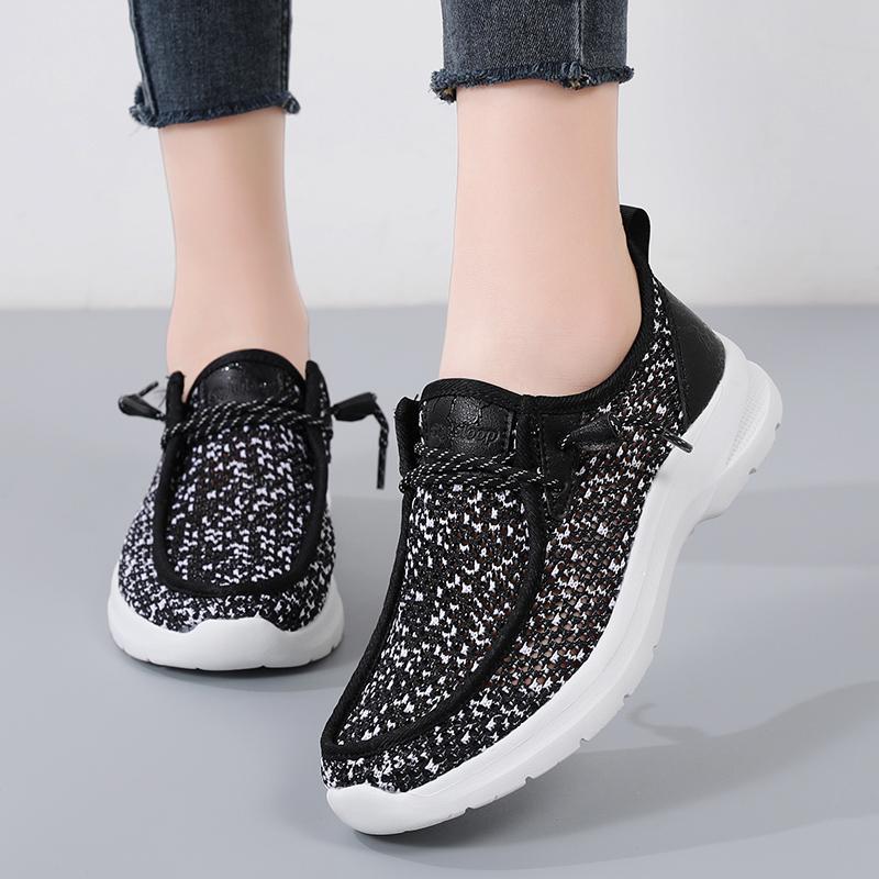 Fashion Summer Casual Shoes Men's Breathable Sneakers Shoes Platform Lightweight Walking Shoes Women's Plus Size Casual Loafers 36-46