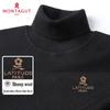 MONTAGUT Men's Warm Wool Blend High-Neck Sweater