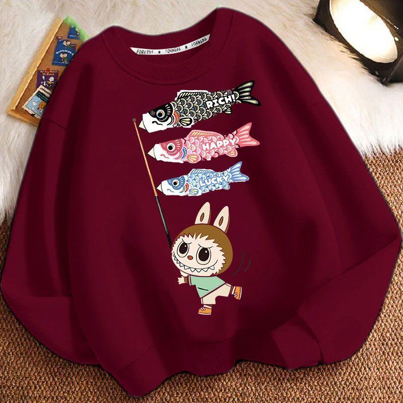 Cute and Loose Hoodies for Children, Fashionable Long-sleeved Hoodies for Boys and Girls In Spring and Autumn