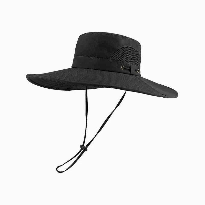 Oversize Panama Hat For Women & Men - Summer Beach Sun Protection Bucket Hat, Uv400 Upf50+ Wide Brim Unisex Outdoor
