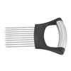 Stainless Steel Onion Holder Fruits Veg Meat Cutter Slicer Peeler Chopper with 10 Prongs
