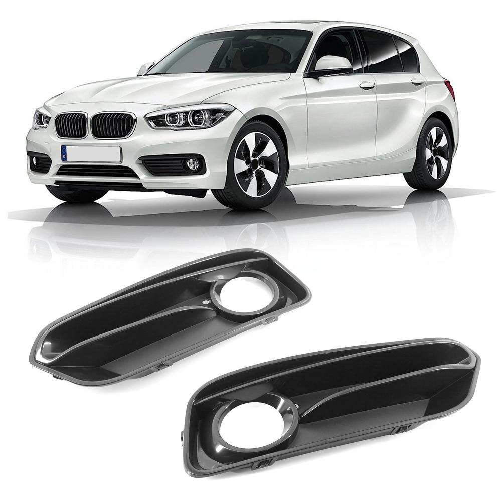 Plastic Front Fog Light Grill Replacement Front Lower Bumper Fog Light Grill Auto Accessories for BMW 1 Series F20/F21 2015-2018