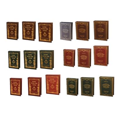 1PC Decorative Book Bookshelf Fake Book Box False Book  Display Props Boxes for Home Office