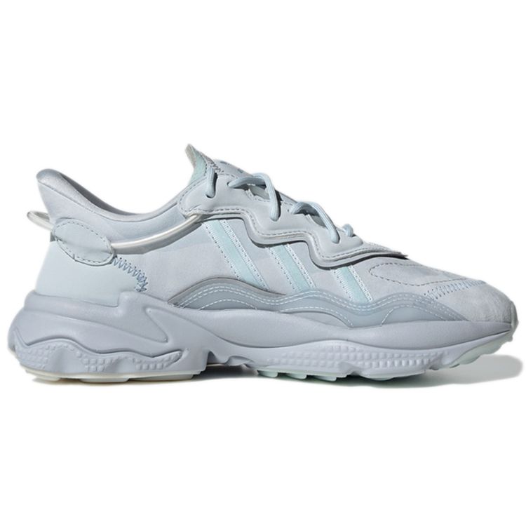 Adidas Originals Ozweego Mesh Casual Shock Absorbing Non-Slip Durable Low-Top Sports Shoes Women Sneakers Blue GY1037