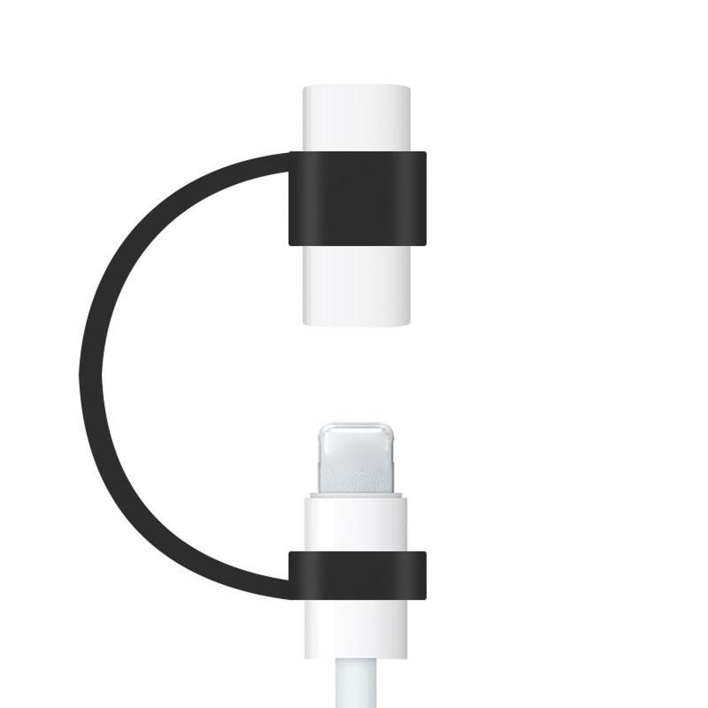 Cable Adapter  Holder Tether Fit for USB C,  Tablet Touch Pen Protective Sleeve Cover Keychain Car Travel