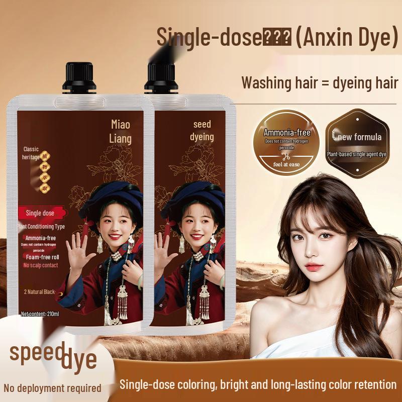 Pure Plant-Based Hair Dye Cream: No Peroxide, No Ammonia, Easy At Home