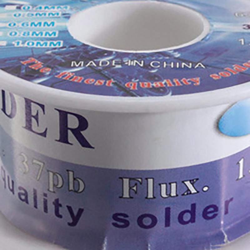 Linha de Estanho de Alta Pureza 0,3mm Fio Solda Ingest Flux Carretel Linha de Solda Chumbo Núcleo de Breu Fio de Estanho Para Reparo Baixo Ponto de Fusão