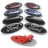 147mmx57mm Car Front Logo Rear Trunk Logo Center Logo Sticker For Fiesta Mondeo Focus Fusion Escape Shelby Edge Accessories